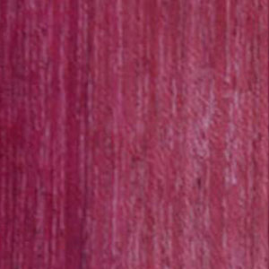 A close up of the red color of a painting