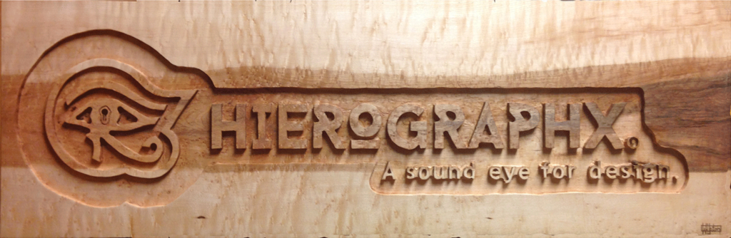 A wooden sign that says terograff.